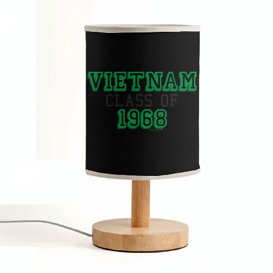 Vietnam Class Of 1968 Fabric Lamps