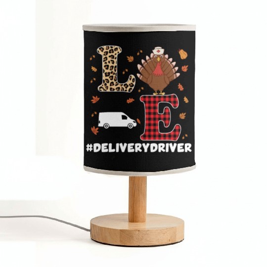 Great Delivery Driver Thanksgiving Party Costume Fabric Lamps