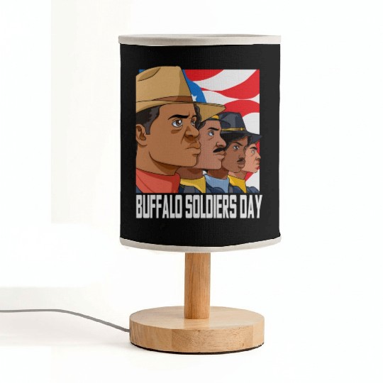 National Buffalo Soldiers Day July 28Th Patriotic Fabric Lamps