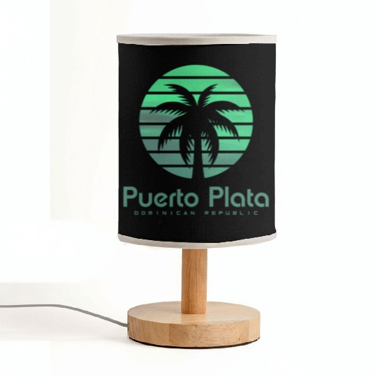 Puerto Plata Dominican Republic Fabric Lamps