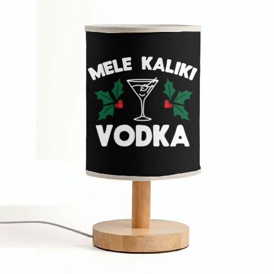 Mele Kaliki Vodka Kalikimaka Fabric Lamps