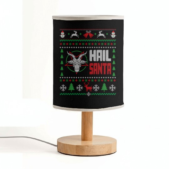 Hail Santa Ugly Fabric Lamps