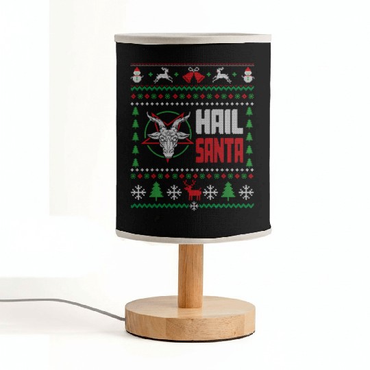 Hail Santa Ugly Fabric Lamps