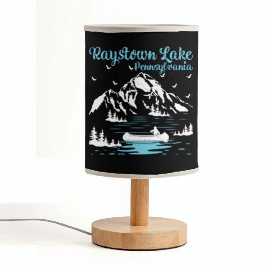 Summer Vacation Pennsylvania Raystown Lake Fabric Lamps