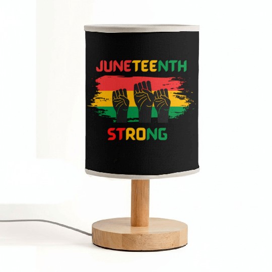 Black Freedom Juneteenth Strong Fabric Lamps