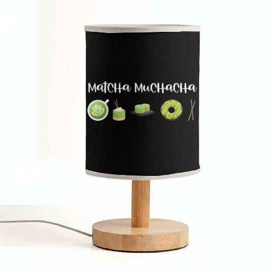 Matcha Muchacha Matcha Latte Green Tea Fabric Lamps