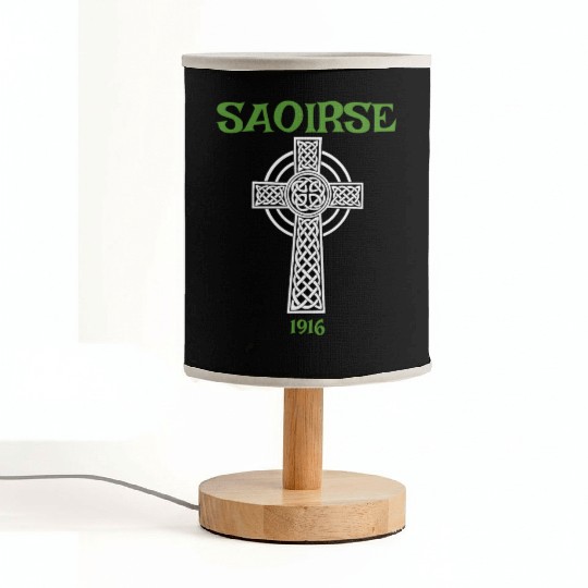 Saoirse Meaning Freedom Irish Republican With Celt Fabric Lamps