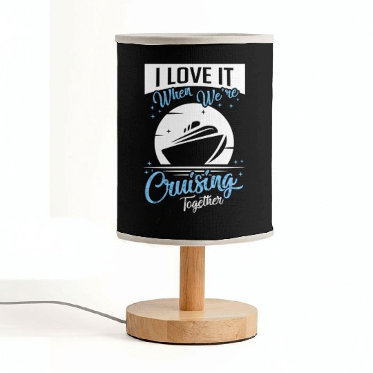 Cruising Vacation Cruise Ship Fabric Lamps