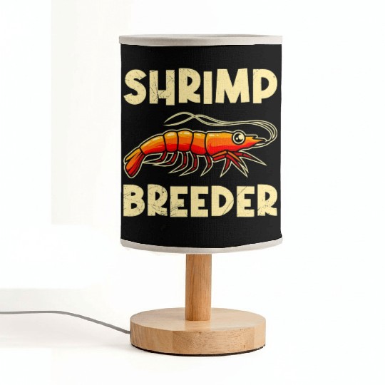 Shrimp Farmer Shrimp Shirmp Aquarium Aquarist Fabric Lamps