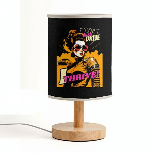 Diesel Diva: A Retro Driver Design v8 Fabric Lamps