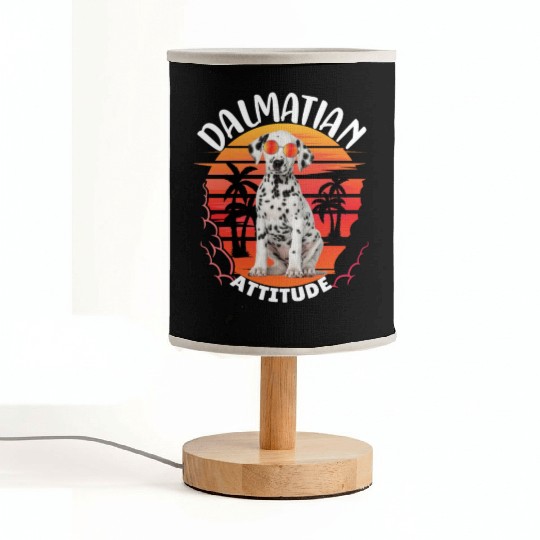 Dalmatian Attitude sweet Fabric Lamps