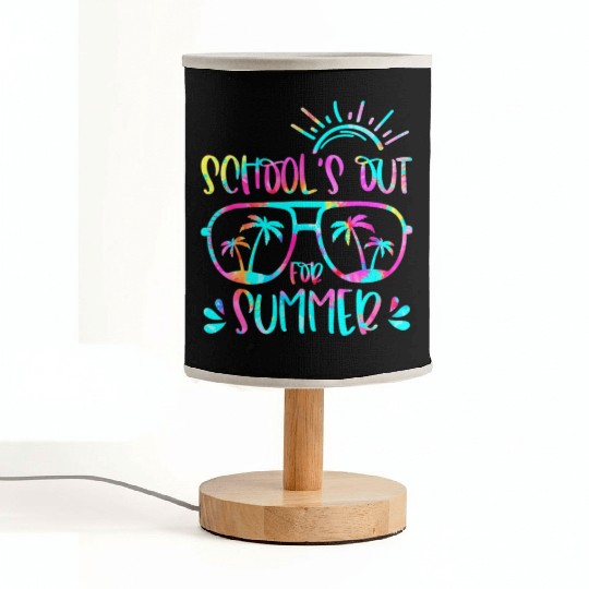 Last Day Of School Schools Out For Summer Teacher Fabric Lamps