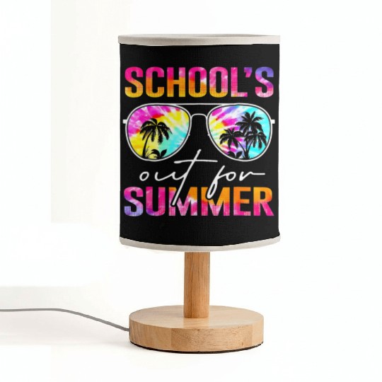 Last Day Of School Schools Out For Summer Teacher Fabric Lamps
