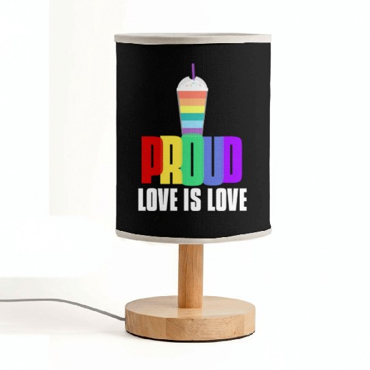Proud LGBT Fabric Lamps Love is Love Fabric Lamps LGBTQ Pride