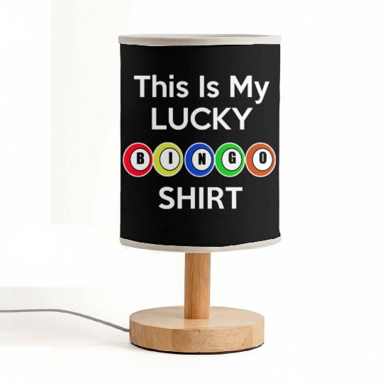 Lucky Bingo For Bingo Players Fabric Lamps