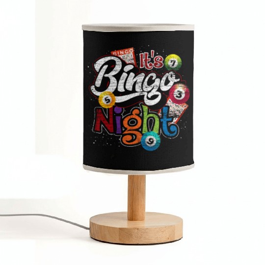 Gambling Its Bingo Night Lottery Bingo Fabric Lamps