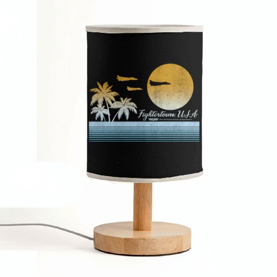 Top Gun Fightertown Usa Sunset Fabric Lamps