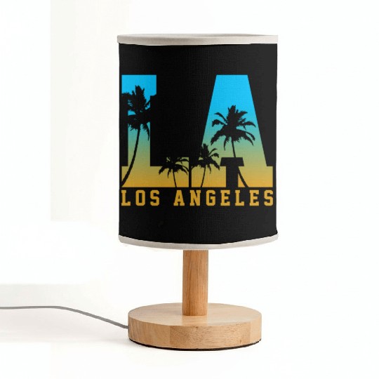 Los Angeles La California Fabric Lamps