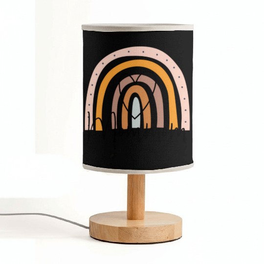 Mommom Rainbow Heart Grandma Mother'S Day Fabric Lamps