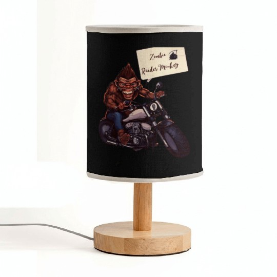 zombie Raider Monkey Fabric Lamps