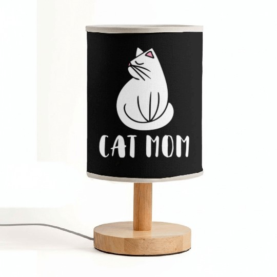 Cat Mom Kitty Cats Moms Crazy Cat Lady Fabric Lamps