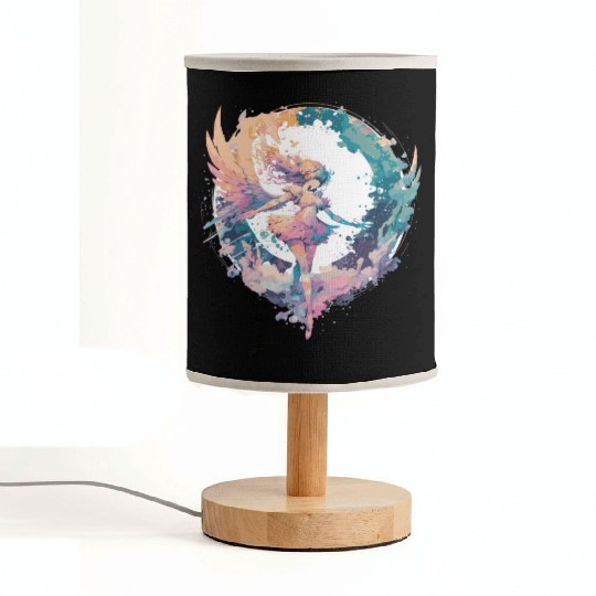 Watercolor Fairy Fairycore Grunge Pastel Goth Aest Fabric Lamps