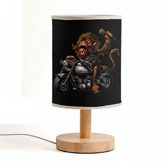 zombie Raider Monkey Fabric Lamps