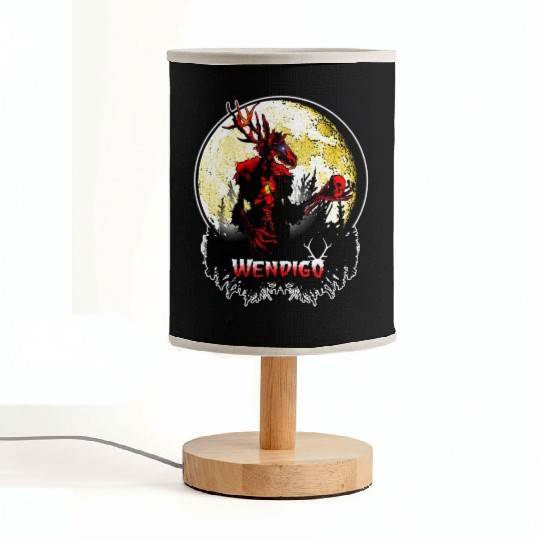 Wendigo New Monster inwalker Cryptid Evil Fabric Lamps