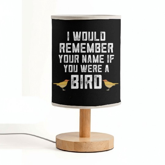 Bird Bird Watcher Birding Ornithology Fabric Lamps