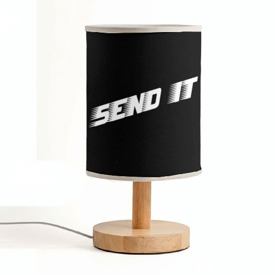 Dirt Bike Send It Motocross Fabric Lamps