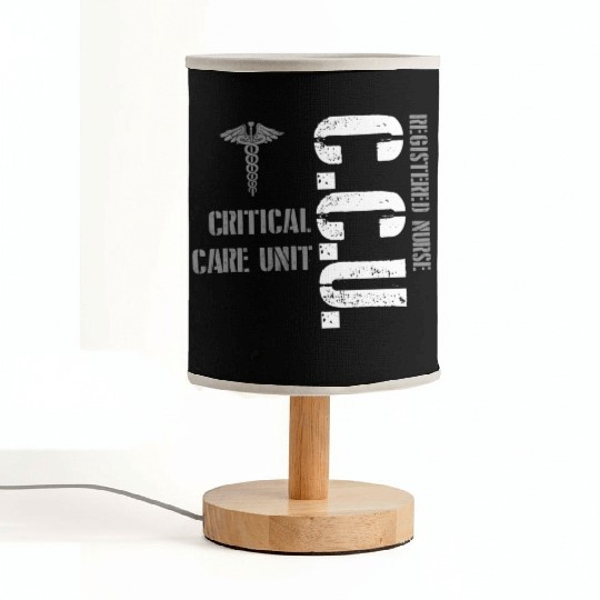 Ccu Registered Nurse Critical Cardiac Care Unit Fabric Lamps
