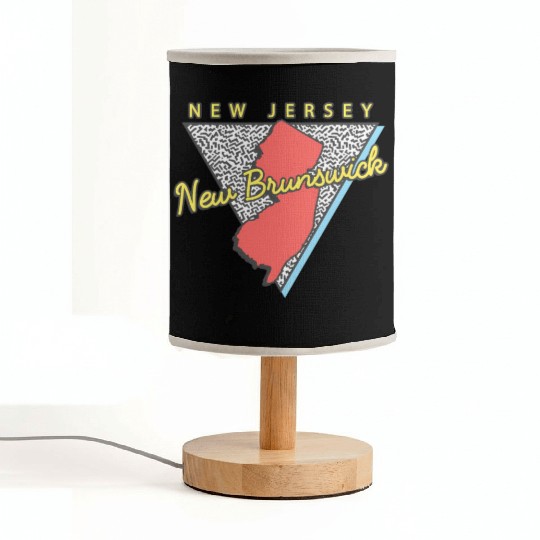 New Brunswick New Jersey Triangle Nj City Fabric Lamps