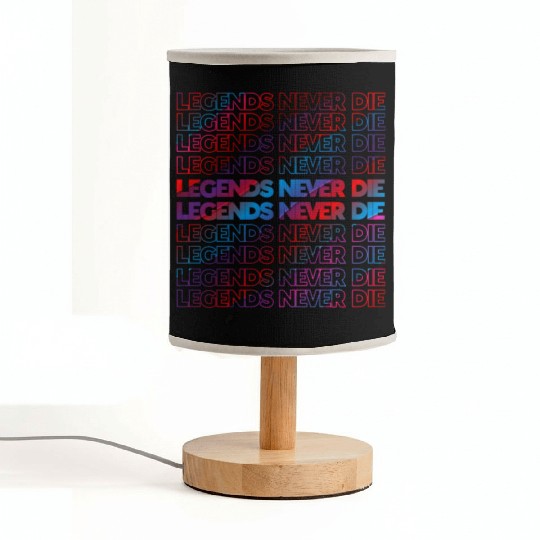 Legends Never Die T ShirtLegends Never Die Pattern Fabric Lamps