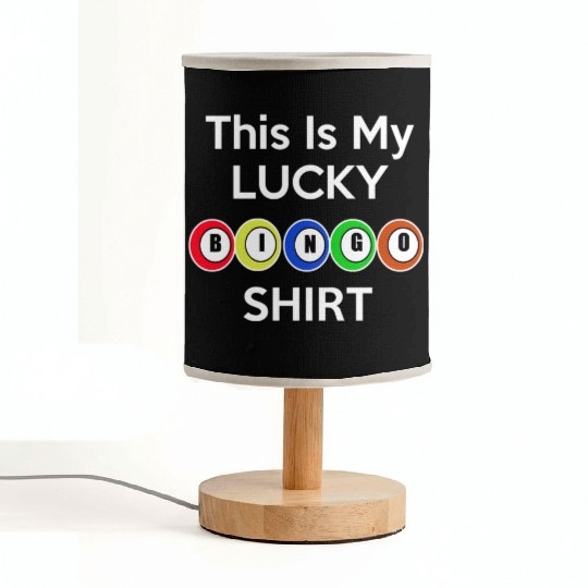 Lucky Bingo For Bingo Players Fabric Lamps