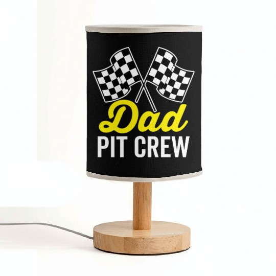 Dad Pit Crew For Racing Party Costume Fabric Lamps