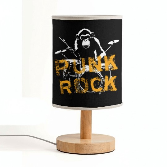 MONKEY PUNK ROCK Fabric Lamps