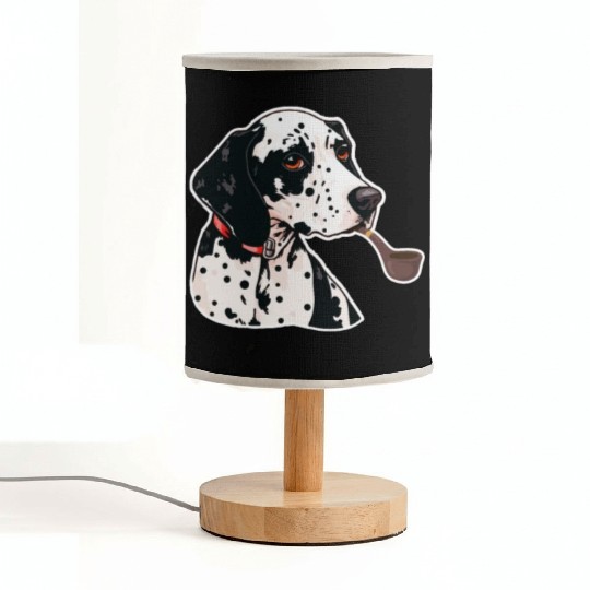 Dalmatian Tabacco Fabric Lamps