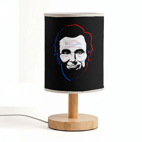 Merica Lincoln Independence Day USA Party Fabric Lamps