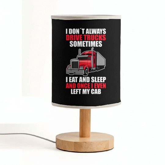 Truck Driver Truc Fabric Lamps
