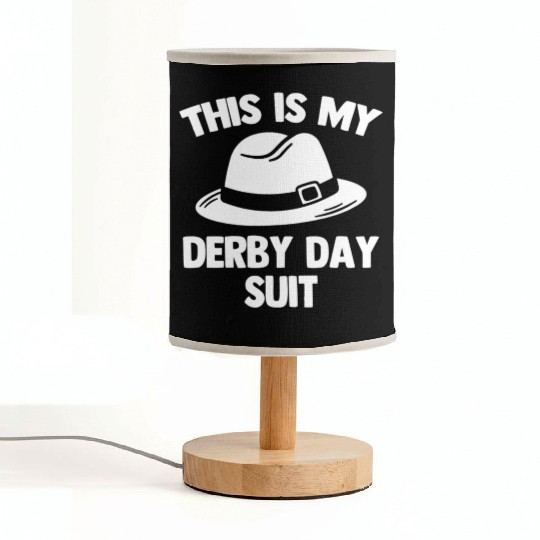 This Is My Derby Day Suit Horse Race Horse Fabric Lamps