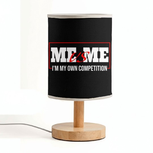 Me Vs Me I'M My Own Competition Fabric Lamps