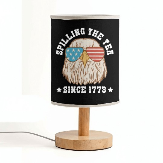 Spilling the Tea Since 1773 Fabric Lamps