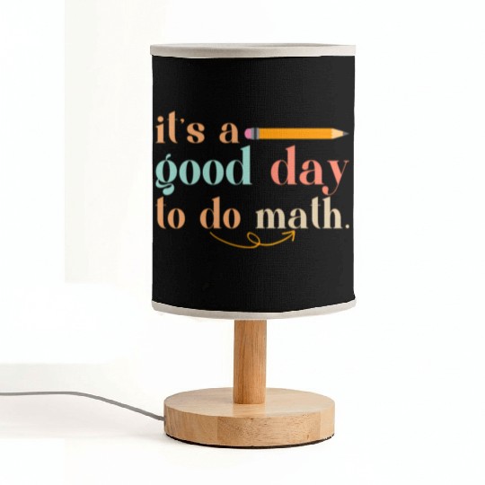 It'S A Day To Do Math Formula Geek Equation Study Fabric Lamps