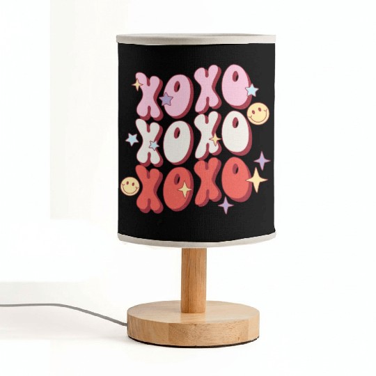 XOXO retro valentine sublimation hipster Fabric Lamps