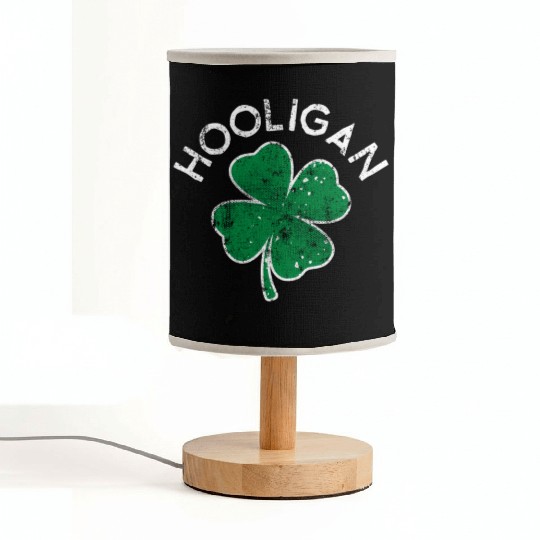 Hooligan Squad Lucky C St Patrick'S Day Distress Fabric Lamps