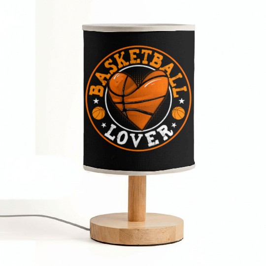 Baetball Coach Player And Fans Fabric Lamps
