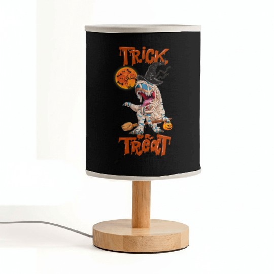 Trick Or Treat Halloween Dinosaur T rex Mummy Fabric Lamps