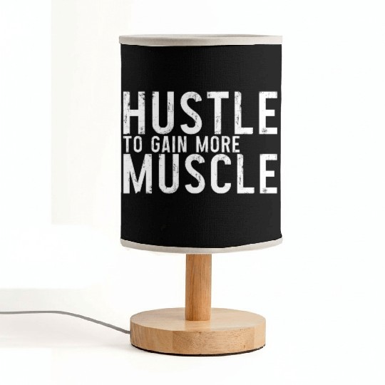 Hustle To Gain More Muscle 3 Fabric Lamps
