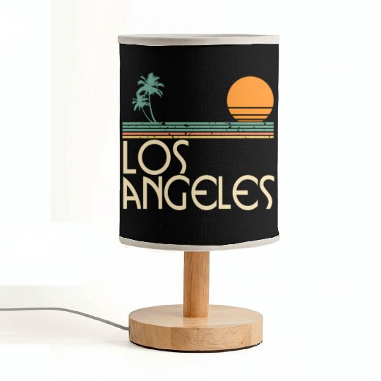 Los Angeles California Fabric Lamps
