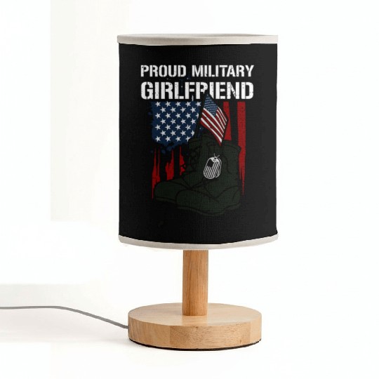 Friend Proud Military Friend Memorial Day Fabric Lamps